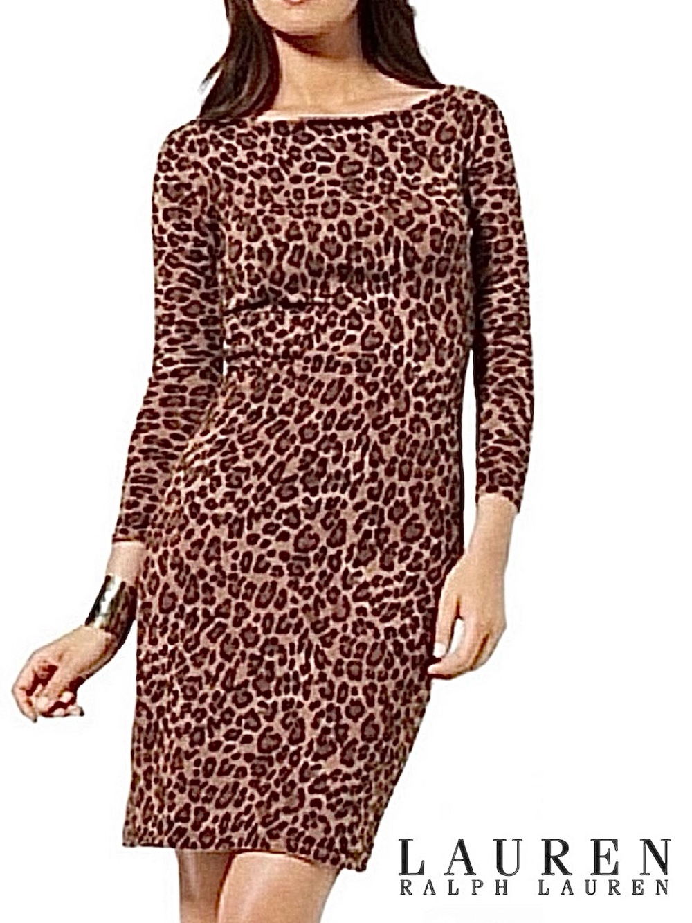 LAUREN Ralph Lauren Leopard Sweater Dress